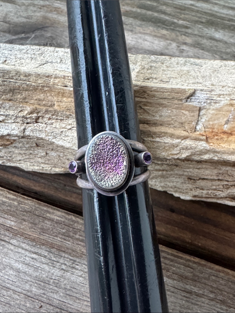Nicky Butler Sterling Silver Ring With Druzy